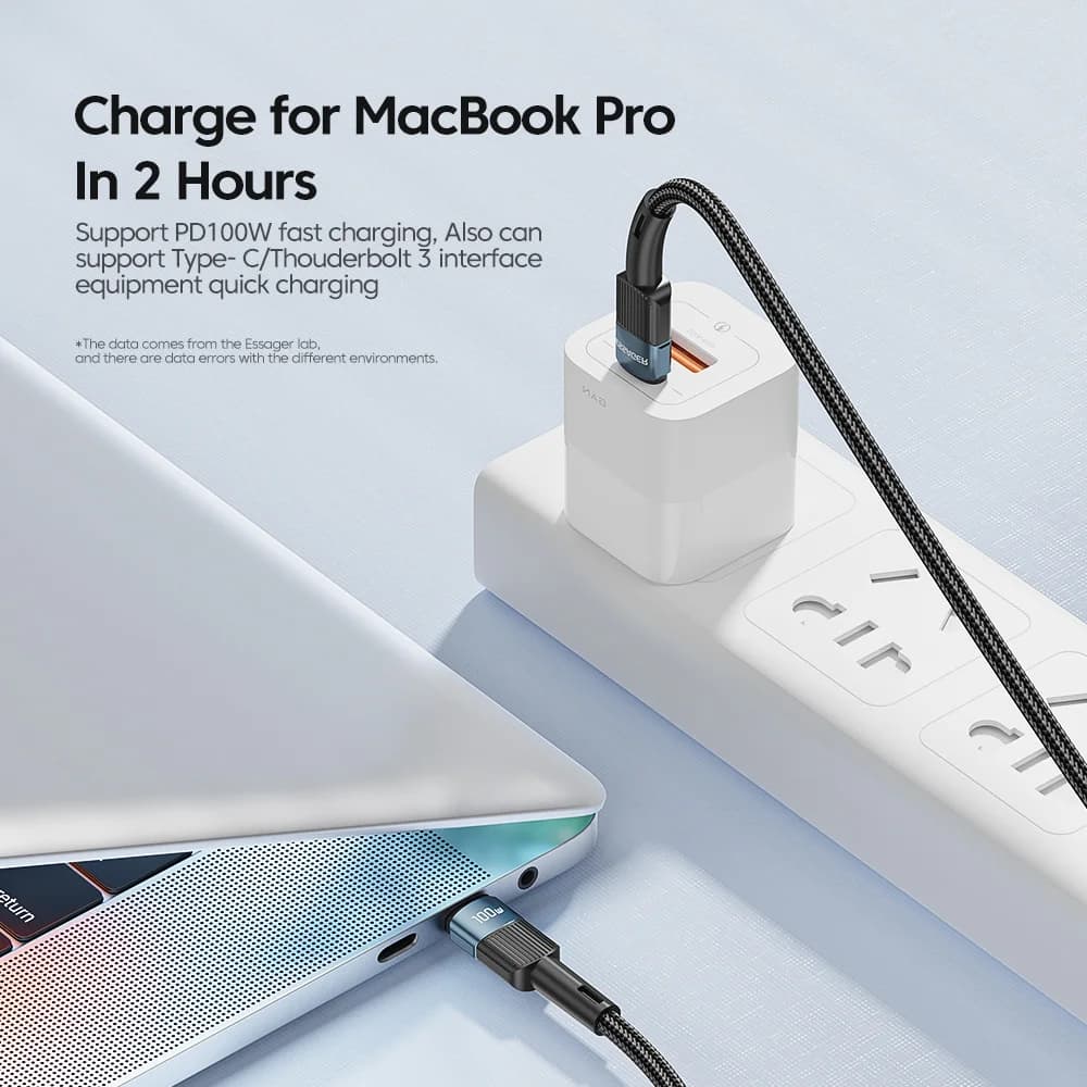 Cable de carga rápida USB-C a USB-C 100W 3m