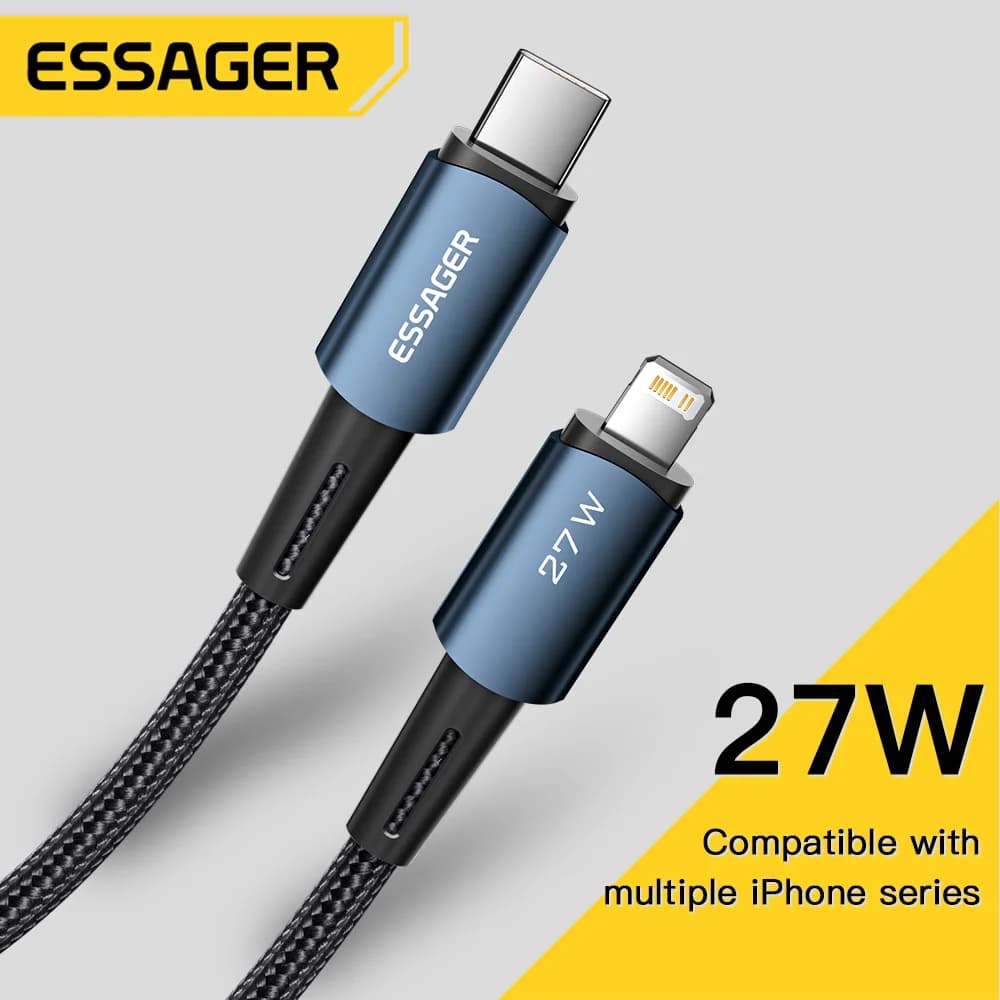 Cable de carga rápida USB-C a Lightning 20W