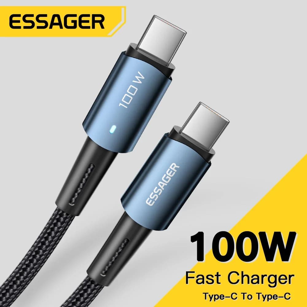 Cable de Carga Rápida USB-C PD 100W