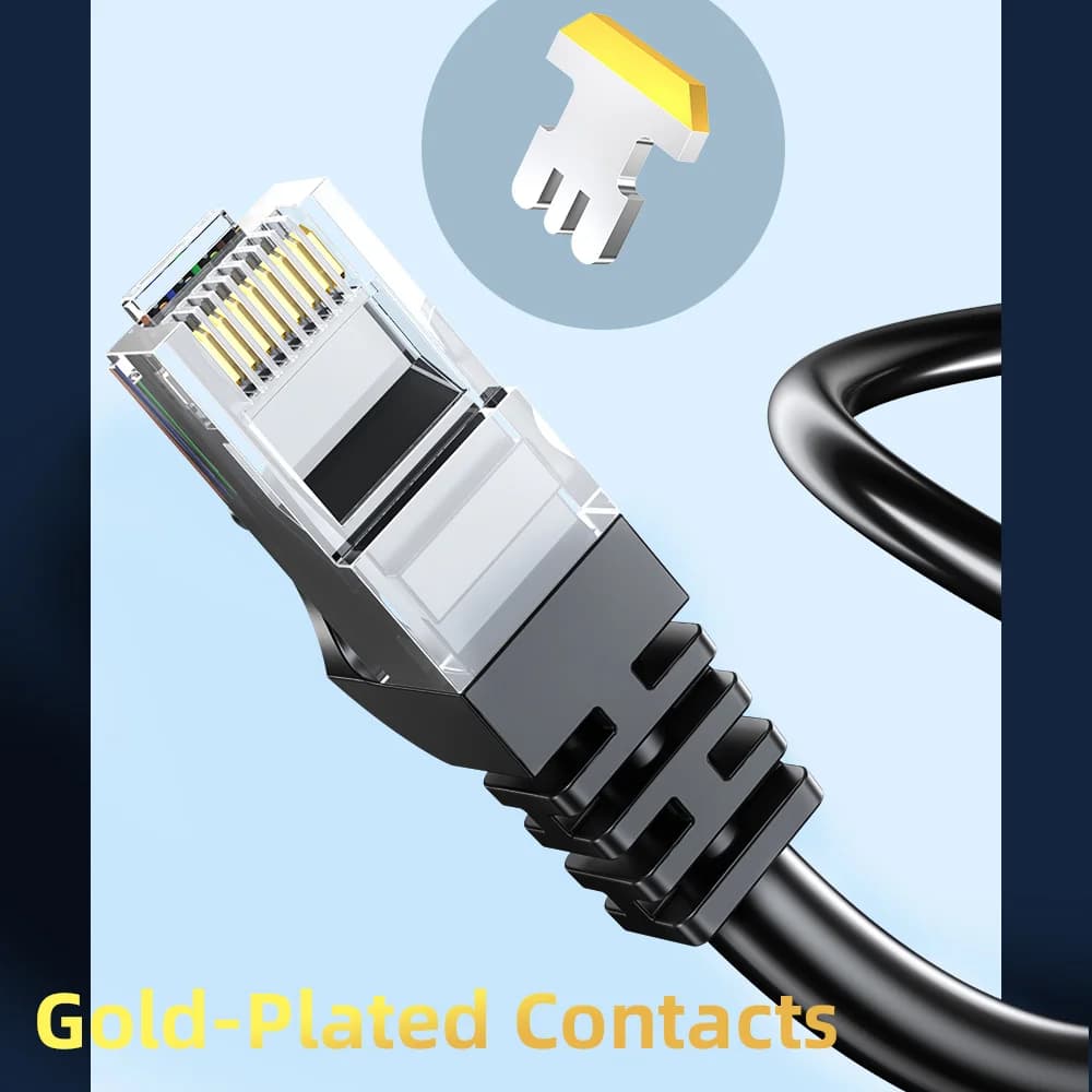 Cable de red Ethernet Cat6 LAN de 10m