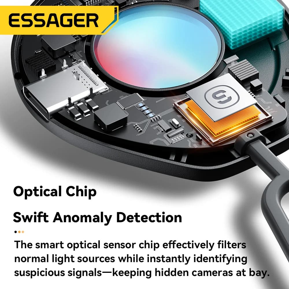 Detector Portátil Mini de Cámaras Ocultas con Buscador de Lentes Infrarrojos
