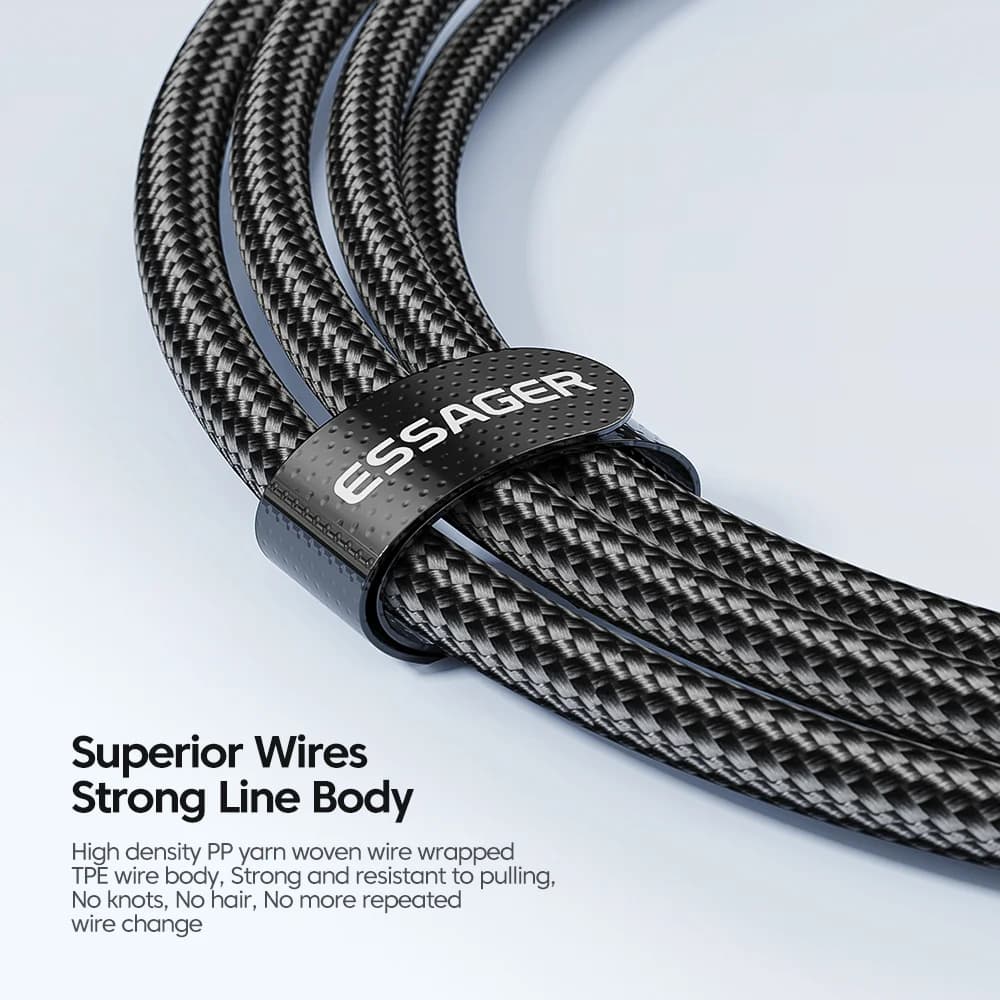 Cable de carga rápida USB-C a USB-C 100W 3m