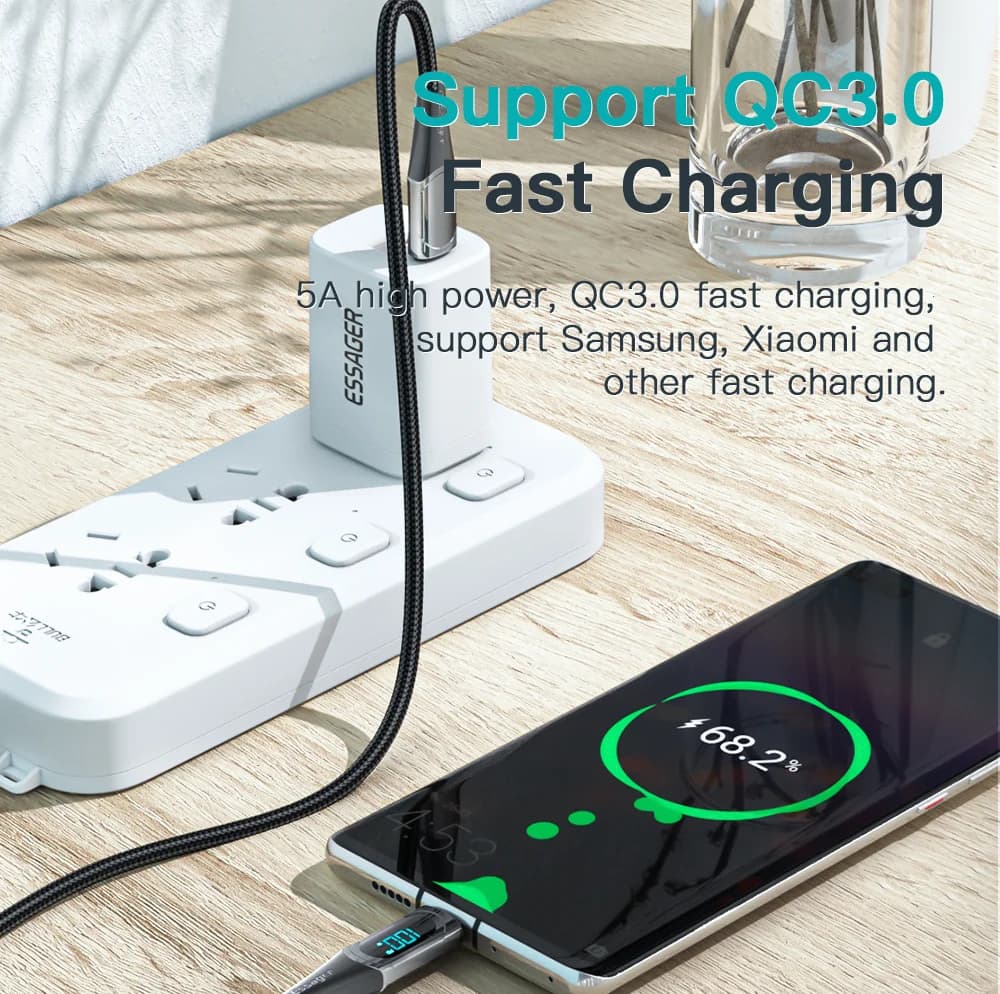 Cable USB-C a USB-C de 100W, 2M