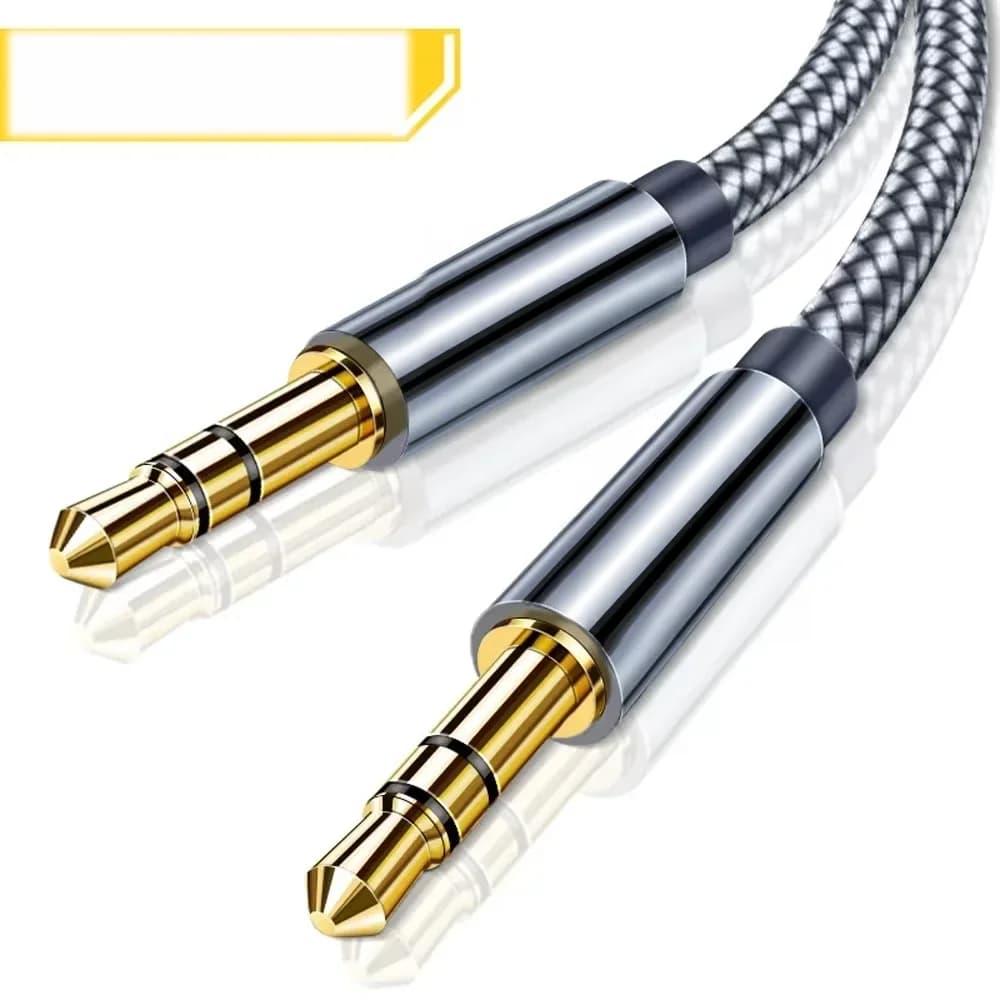Cable de audio auxiliar estéreo 3.5mm macho a macho