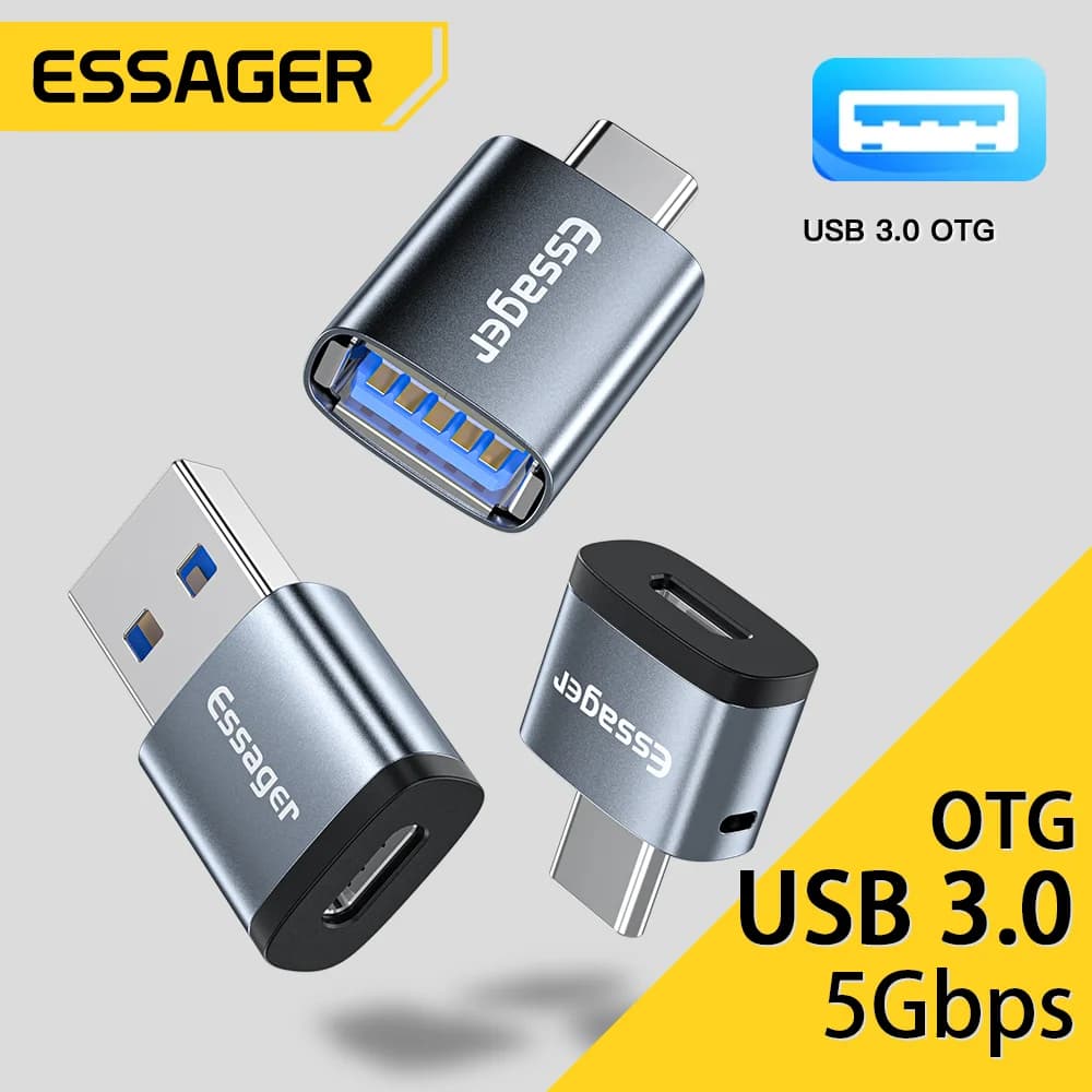 Adaptador OTG USB Type-C a USB 3.0 Hembra