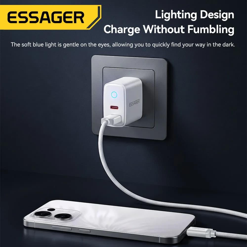 Cargador rápido USB-C PD de 20 W
