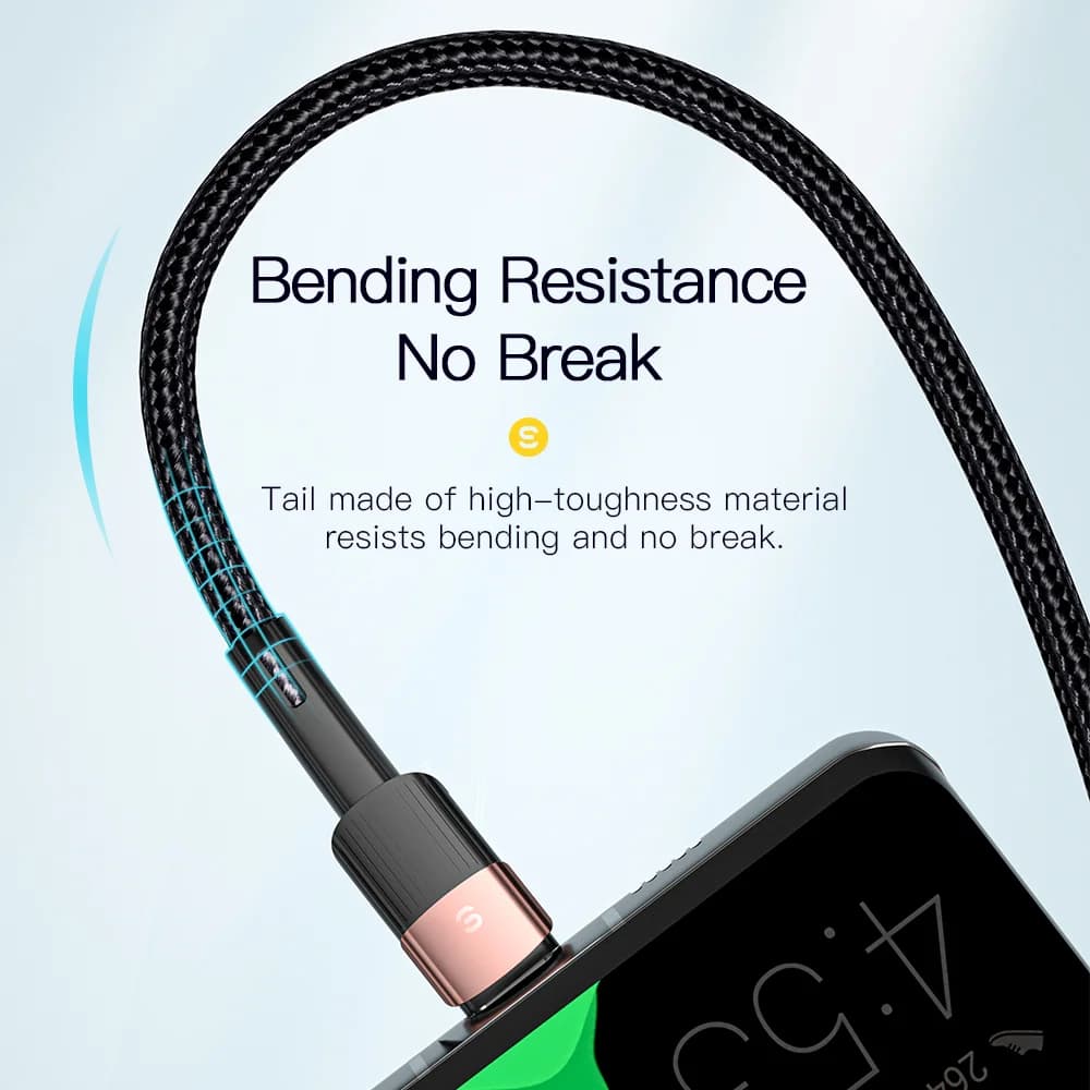 Cable de carga rápida USB-C de 100W, 7A
