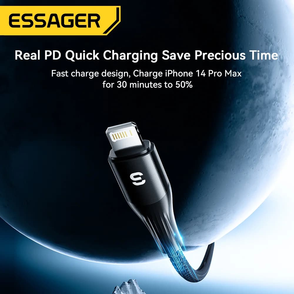 Cable de carga rápida PD USB-C a Lightning