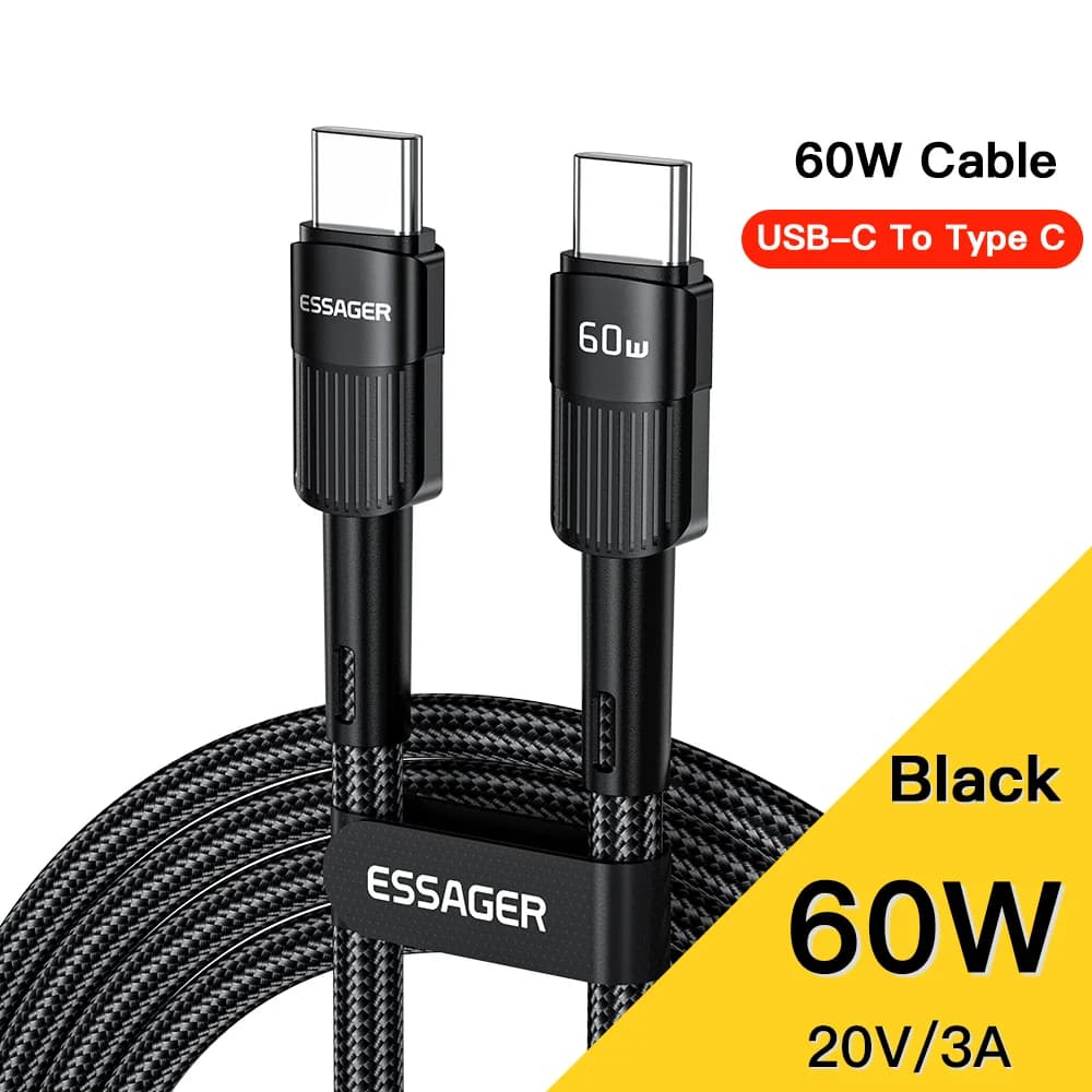 Cable de carga rápida y datos USB-C 66W 7A