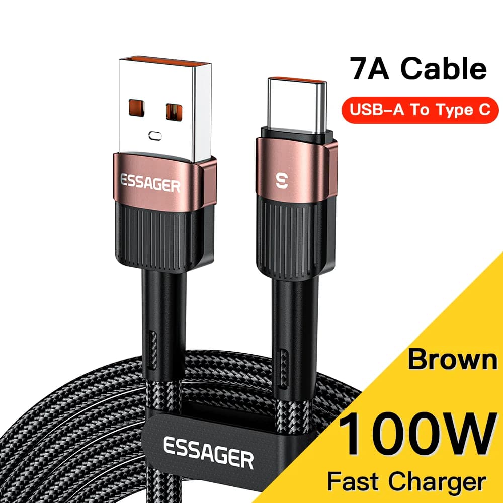 Cable de carga rápida y datos USB-C 66W 7A